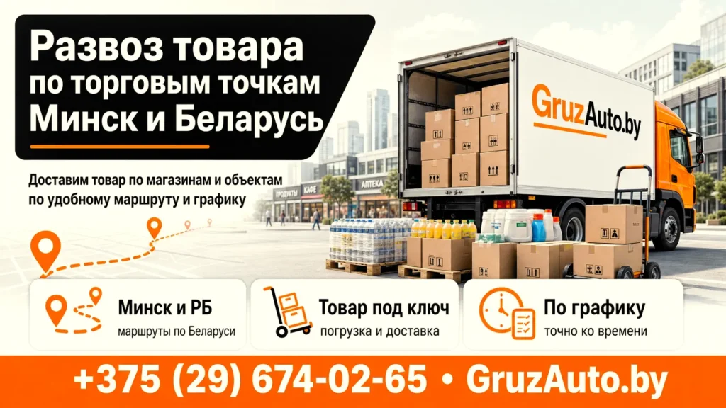 Развоз товара по торговым точкам